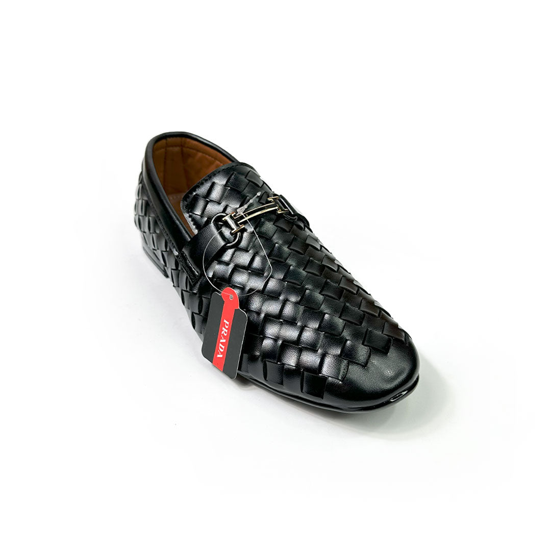 Royal Tan Woven Loafers