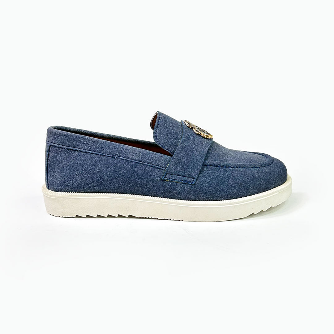 Royal Blue Suede Loafers