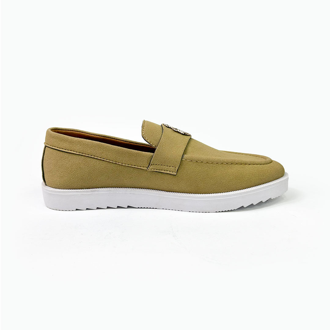 Sandstone Suede Loafers
