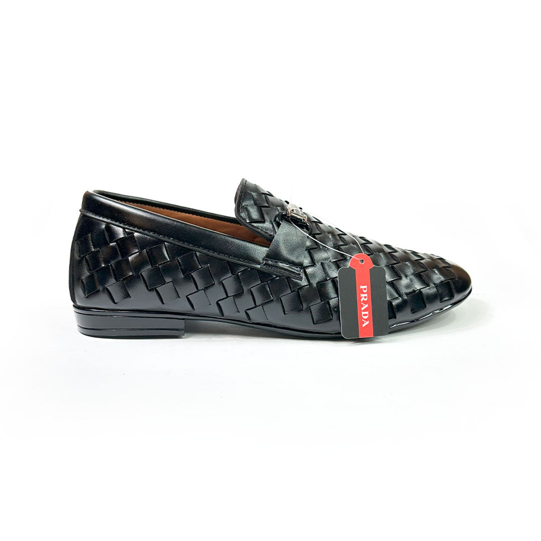 Royal Tan Woven Loafers