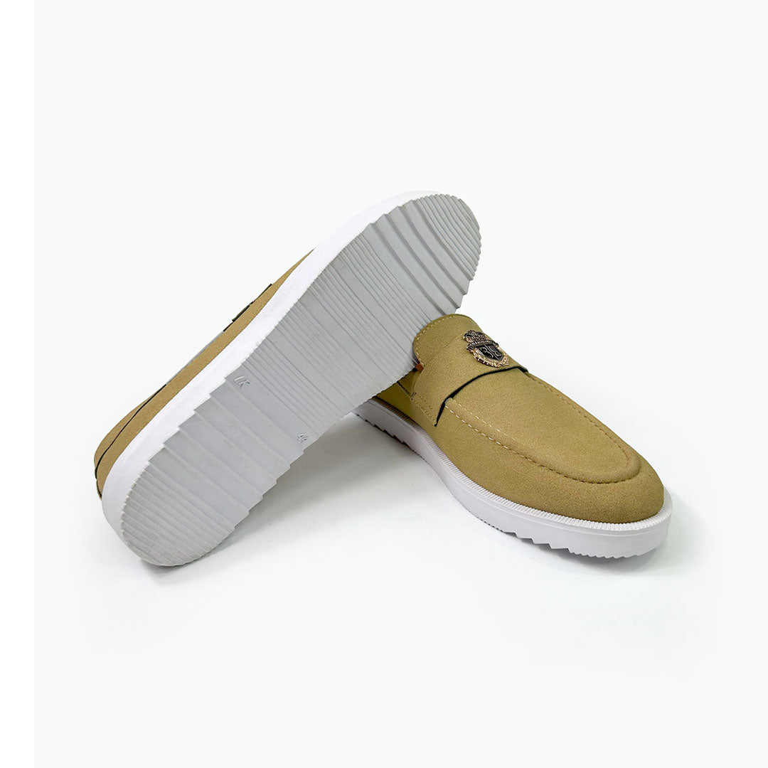 Sandstone Suede Loafers