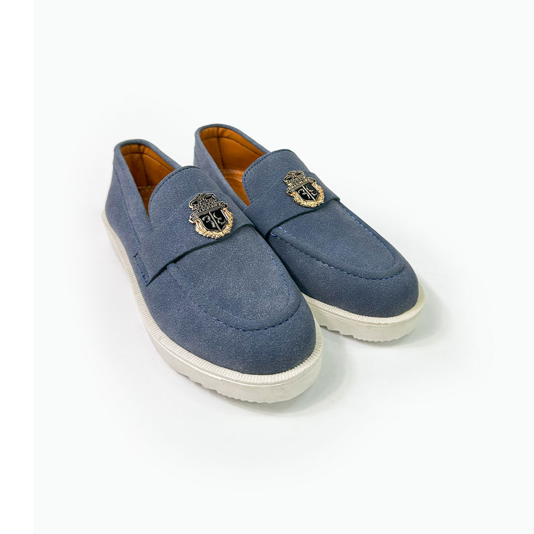 Royal Blue Suede Loafers