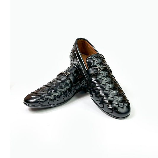 Royal Tan Woven Loafers