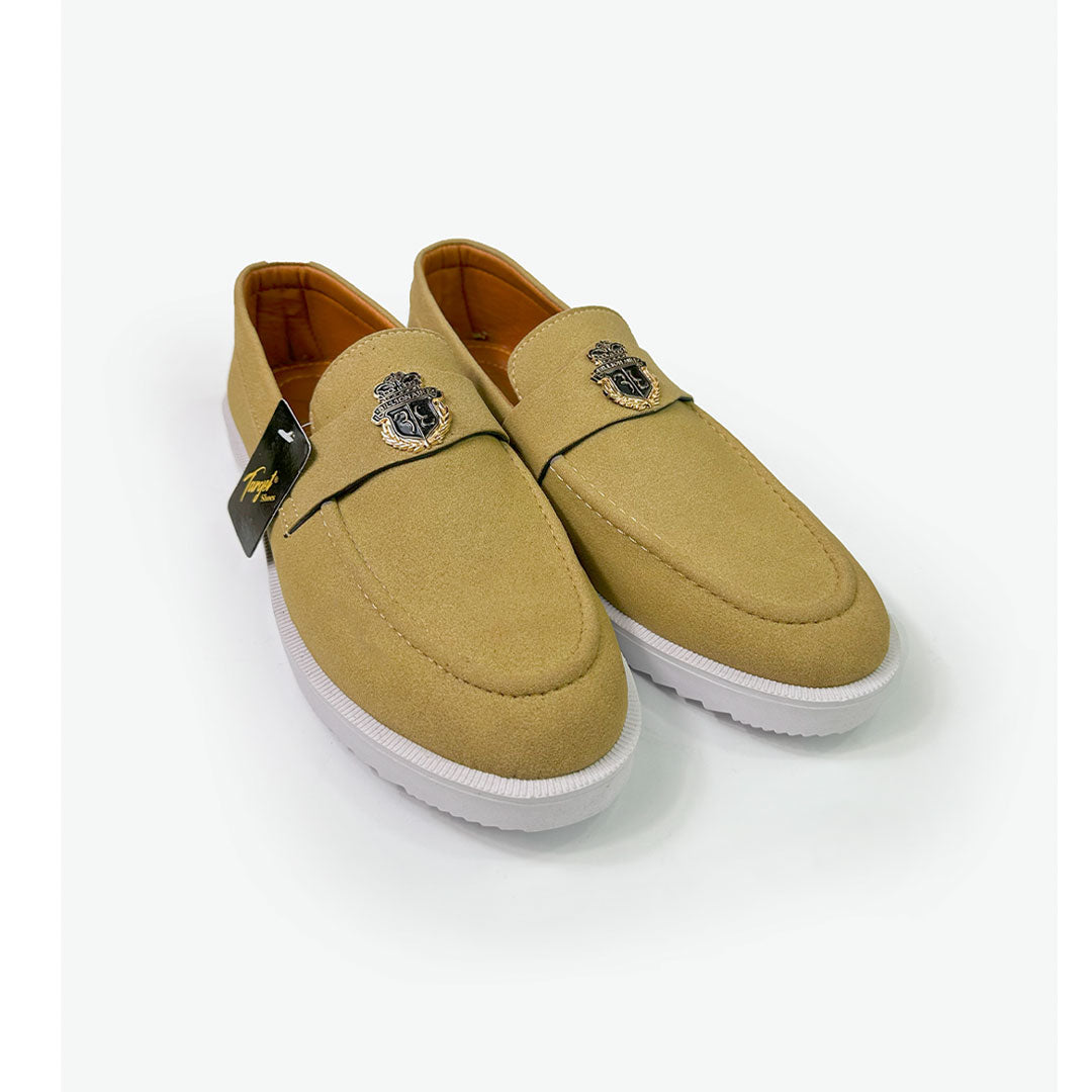 Sandstone Suede Loafers