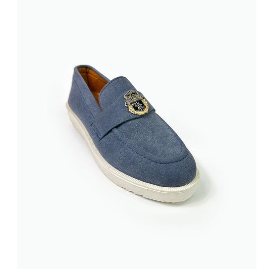 Royal Blue Suede Loafers