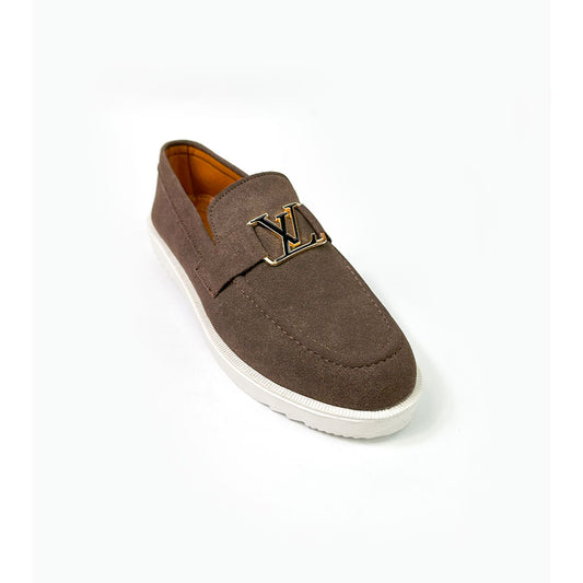 Brown Suede Loafers