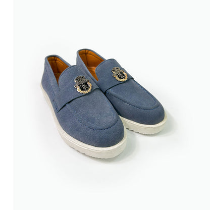 Royal Blue Suede Loafers