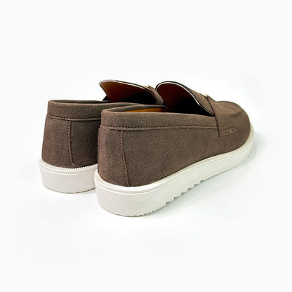 Brown Suede Loafers