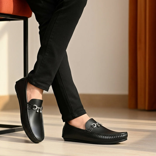 Premium Tan Leather Loafers